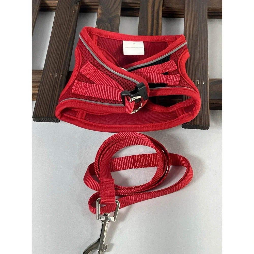 Cat Harness and Leash Set for Walking‎ Escape Proof, Soft Adjustable SMALL